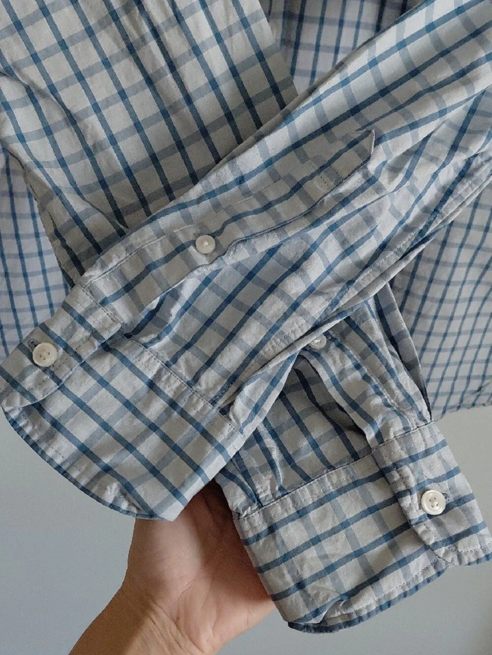 J. Crew blue check